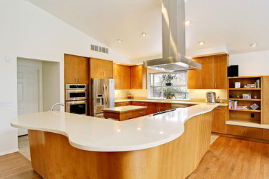 Inspiration for a scandinavian kitchen remodel in Seattle