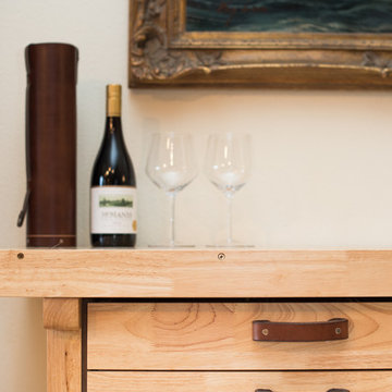 Adaptive Reuse Workbench Bar Cart