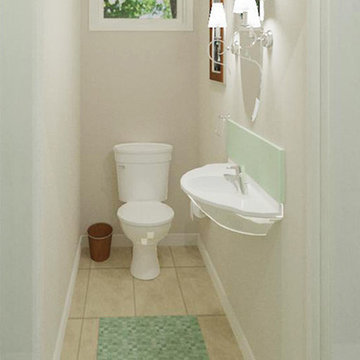 RENDERING - Powder Room
