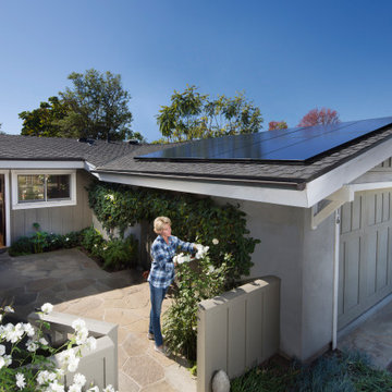 California Outdoor Living Home with Modern Solar Panels (Model Project)