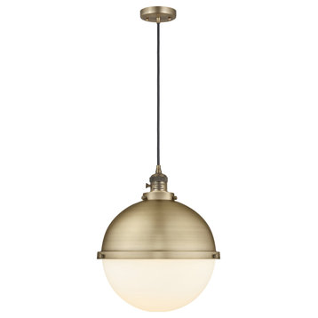 INNOVATIONS 201CSW-BB-HFS-121-BB-LED 1-Light Pendant Brushed Brass