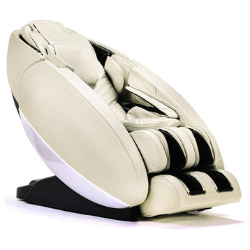 Human Touch Novo XT 3D Massage Chair Zero-Gravity Recliner With Heat, Cream