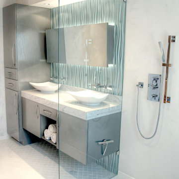 Master Bath Waterproof Veneer Plaster System