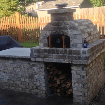 The Goldsberry Family Wood Fired Pizza Oven in Minnesota