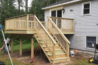 New Deck with a new set of steps