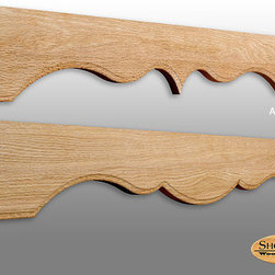 Scalloped Center Point Valance and Scalloped Valance - Showplace Cabinets - Valances