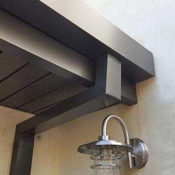 Cladding-Soffits, Fascia, Beams. Box Gutter "Tall" Glendale Ca.