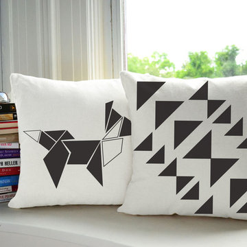 RoomCraft "Orgami Fox" Bedding and Room Decorations