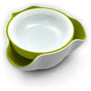 Joseph Joseph Double Dish Bowl, White/Green