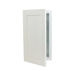14 X 18 Medicine Cabinets Houzz Shaker Style Frameless In Wall Medicine Cabinet White 14 X18
