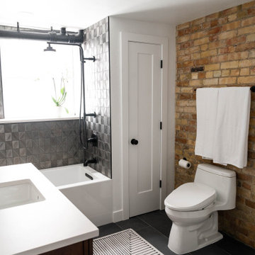 Modern Industrial Bathroom Remodel
