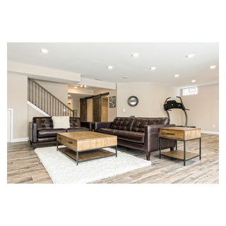 Basement - Rustic - Basement - Columbus - by J.Holderby - Renovations ...