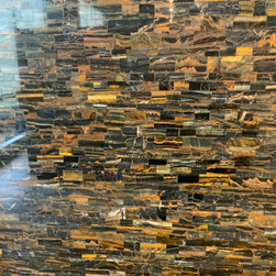 Tiger Eye Blue Semi Precious Countertops - Kitchen Countertops