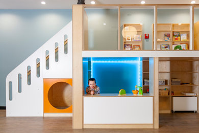 Inspiration for a modern kids' room remodel in New York