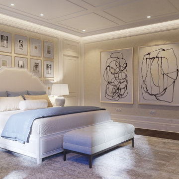 Traditional style Bedroom Suite in a Private Residence