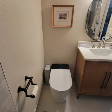 Modern Master Bath Sanctuary | CASTA DIVA Smart Toilet Upgrade
