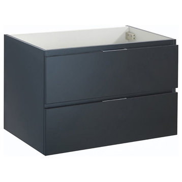 Fresca Valencia 30" Modern Wood Bathroom Cabinet in Dark Slate Gray