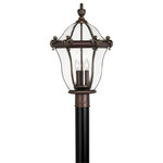 Hinkley - Hinkley 2441CB San Clemente - 23" Large Outdoor Post - 3"D Post Fitter; Available in Dark Sky option.