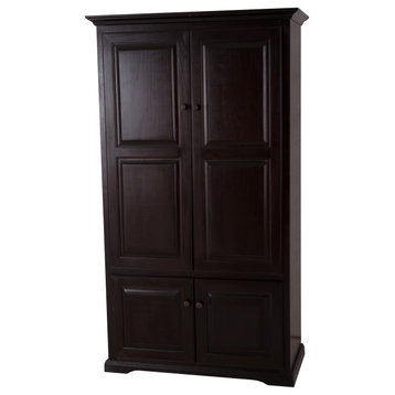 Extra Wide Kitchen Pantry Cabinet, Concord Cherry