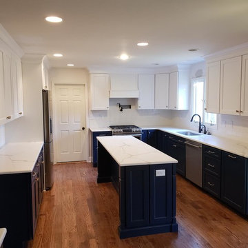 Wynn Blue Accent Kitchen Remodel