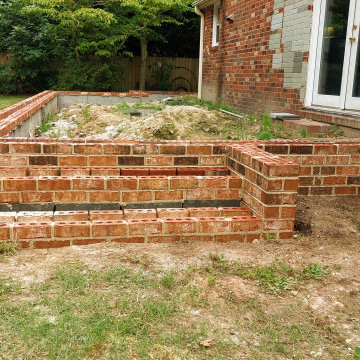 Foundation, Brick Skirt & 2 Sets of Steps