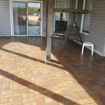 Willow Creek Cobblestone Paver Patio