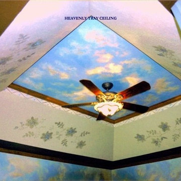 Ceiling Mural - Michael,Angelo Style Sky
