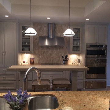 Galley Kitchen and Sitting Area
