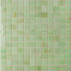 Stained Glass Tile - Creme De Menthe - Tile
