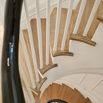 Project #131 | Three-Story Elliptical Staircase in Historic Home