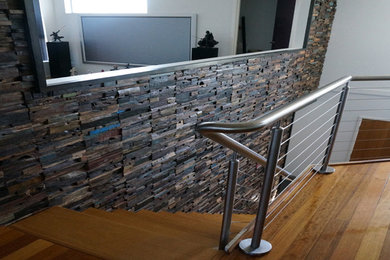 Entrance feature wall - Timber Panels