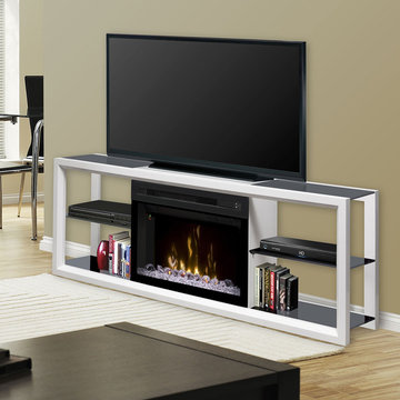 Media Console Fireplace Novara by Dimplex | White - $765