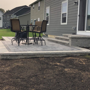 Dazzling custom patio and hardscape backyard design in Delaware, OH
