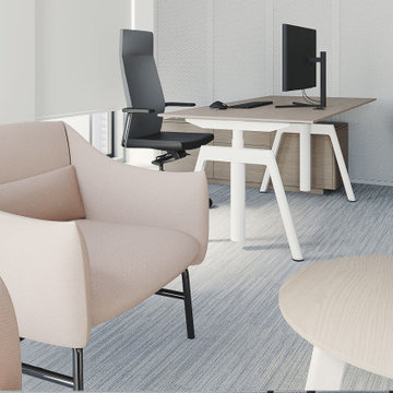 CEO Meeting Area at Airoptic Research & Technology Office in Wysogotowo