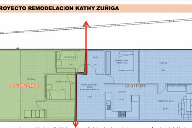 Proyecto de remodelación de la casa de Kathy Zúñiga