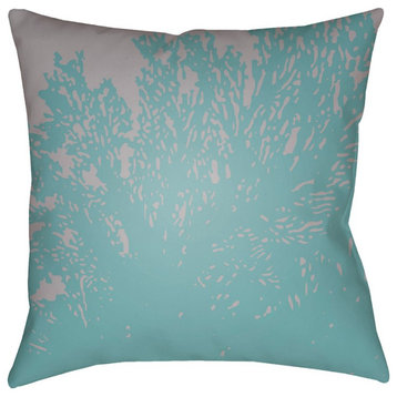 Textures by Surya Poly Fill Pillow, Sky Blue/Lavender, 22' x 22'