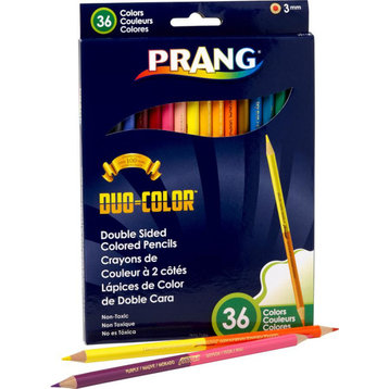 Prang Duo Colored Pencil 3 mm Lead Diameter Fine Point 1 / Set