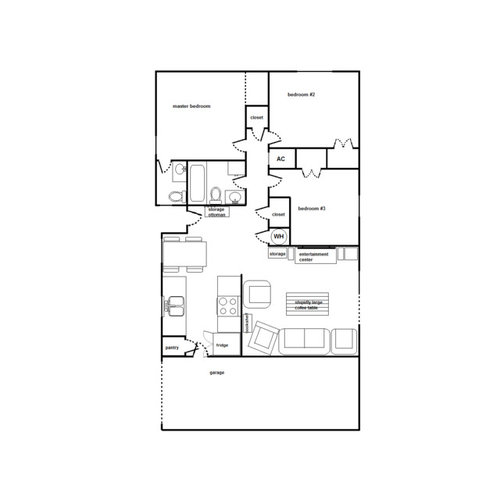 I have a small, awkward floor plan and other complaints