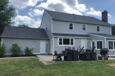 James Hardie 8.25 Inch Pearl Gray Siding Install in Yardley, PA