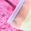 Seashore Reversible Fleece Flannel Blanket, Multicolor