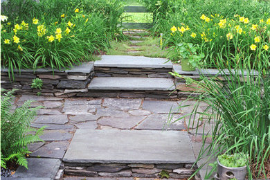 Photo of a traditional backyard landscaping in New York.