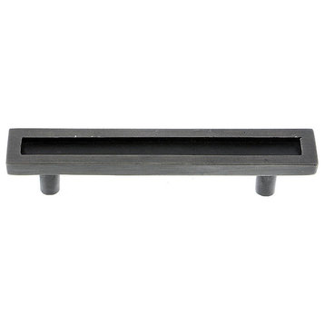 Border Cabinet Hardware Pull, Charcoal
