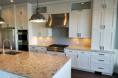 Example of a trendy kitchen design in Grand Rapids