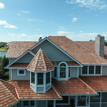 Libertyville, IL : Cedar Shake Roof Replacement