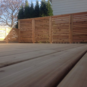 Oakville, Ontario Cedar Deck