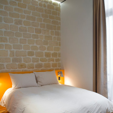 Un appartement d'un collectionneur d'art contemporain