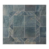 24X24 Avant-Garde Ocean Green Slate,