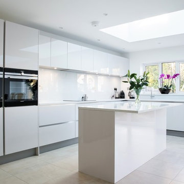 Taupe Kitchen Island Design