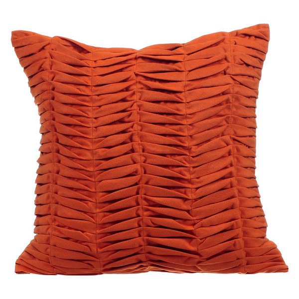 Orange Decorative Pillow Covers 12