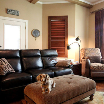 Knotty Alder shutters in Georgetown, Texas